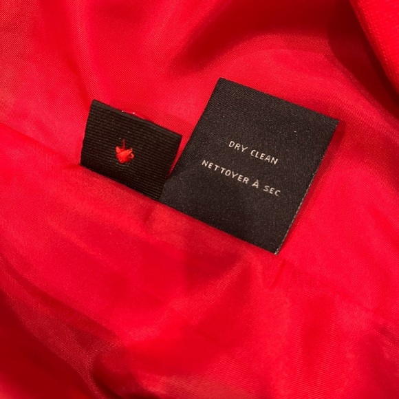 [S]Kenneth Cole Select Women's Red Blazer One Button Lined Career Preppy NWOT - Picture 10 of 12